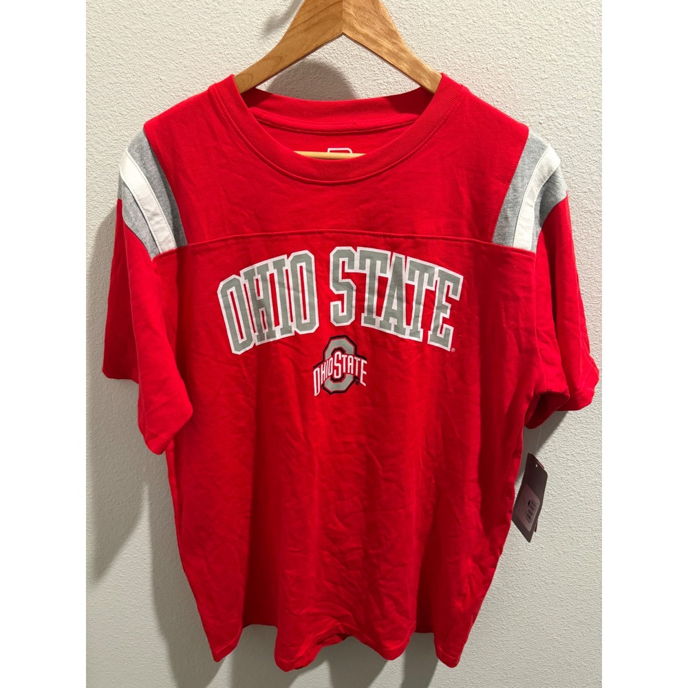 ProEdge Ohio State Buckeyes Red Short Sleeve Graphic T-Shirt Mens Large NWT
